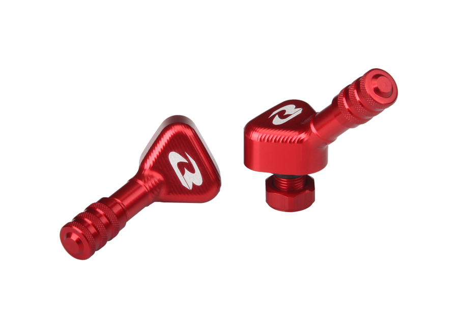 Air valve stems red