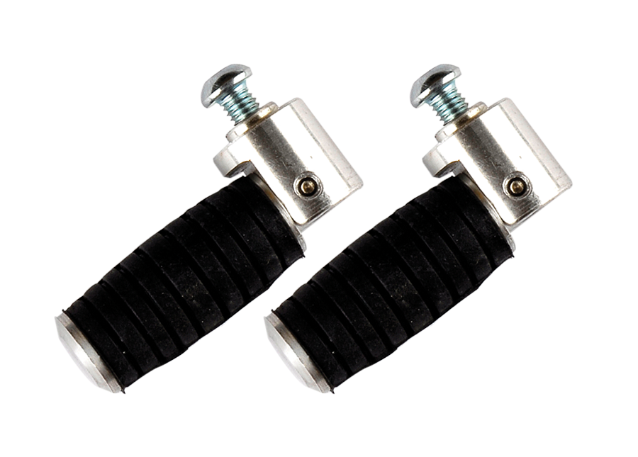 Alloy Pedal With Rubber (Fold) black